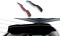 Heck Spoiler Aufsatz Abrisskante V.1 passend für Audi RS3 8V / 8V FL Sportback schwarz Hochglanz