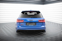 Heck Spoiler Aufsatz Abrisskante AUDI RS6 C7 schwarz...