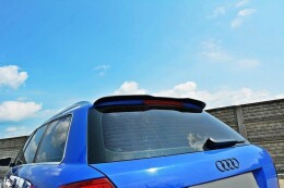 Heck Spoiler Aufsatz Abrisskante für AUDI S4 B6 Avant schwarz Hochglanz