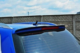 Heck Spoiler Aufsatz Abrisskante passend für AUDI S4 B6 Avant schwarz Hochglanz