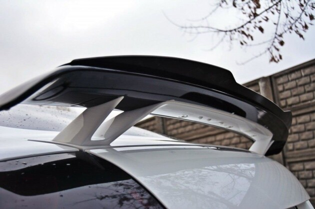 Heck Spoiler Aufsatz Abrisskante für AUDI TT MK2 RS Carbon Look