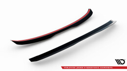 Heck Spoiler Aufsatz Abrisskante V.1 passend für BMW 1er M-Paket / M140i / Standard F20 schwarz Hochglanz