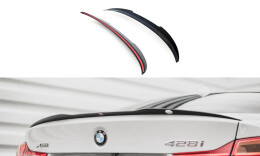 Heck Spoiler Aufsatz Abrisskante passend für BMW 4er F32 schwarz Hochglanz