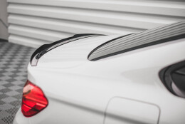 Heck Spoiler Aufsatz Abrisskante passend für BMW 4er F32 schwarz Hochglanz