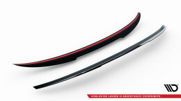 Heck Spoiler Aufsatz Abrisskante passend für BMW 4er F32 schwarz Hochglanz