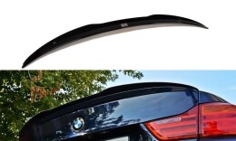 Heck Spoiler Aufsatz Abrisskante für BMW 4er F32 M-Performance schwarz Hochglanz