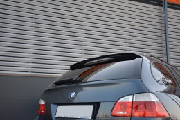 Heck Spoiler Aufsatz Abrisskante für BMW 5er E61 M Paket schwarz matt