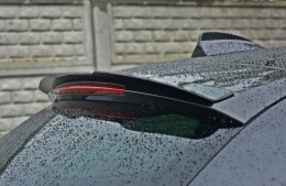 Heck Spoiler Aufsatz Abrisskante passend für BMW 5er F11 schwarz Hochglanz