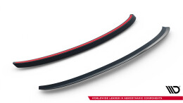 Heck Spoiler Aufsatz Abrisskante passend für BMW X4 M Paket schwarz Hochglanz