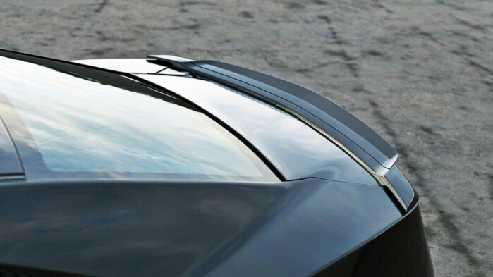 Heck Spoiler Aufsatz Abrisskante für Chevrolet Camaro 5 SS schwarz Hochglanz