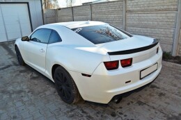 Heck Spoiler Aufsatz Abrisskante für Chevrolet Camaro Standard Mk5 schwarz Hochglanz