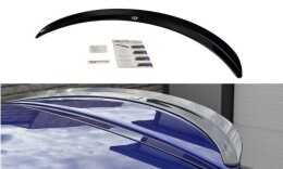 Heck Spoiler Aufsatz Abrisskante für Ford Focus RS Mk1 schwarz Hochglanz