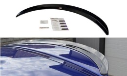 Heck Spoiler Aufsatz Abrisskante passend für Ford Focus RS Mk1 schwarz Hochglanz