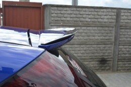 Heck Spoiler Aufsatz Abrisskante passend für Ford Focus RS Mk1 schwarz Hochglanz