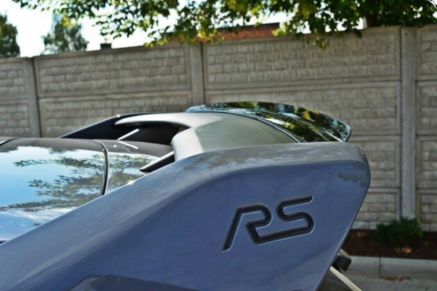 Heck Spoiler Aufsatz Abrisskante V.1 passend für Ford Focus RS Mk3 schwarz Hochglanz