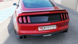 Heck Spoiler Aufsatz Abrisskante für Ford Mustang / Mustang GT Mk6 schwarz Hochglanz