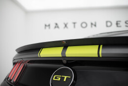 Heck Spoiler Aufsatz Abrisskante passend für Ford Mustang / Mustang GT Mk6 schwarz Hochglanz