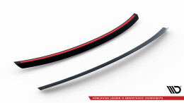 Heck Spoiler Aufsatz Abrisskante passend für Ford Mustang / Mustang GT Mk6 schwarz Hochglanz