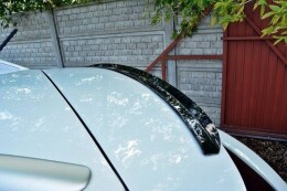Heck Spoiler Aufsatz Abrisskante passend für INFINITI QX70 schwarz Hochglanz
