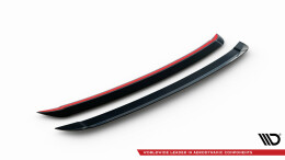 Heck Spoiler Aufsatz Abrisskante passend für Jeep Grand Cherokee WK2 Summit Facelift schwarz Hochglanz