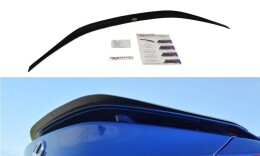 Heck Spoiler Aufsatz Abrisskante passend für Lexus RC F schwarz Hochglanz