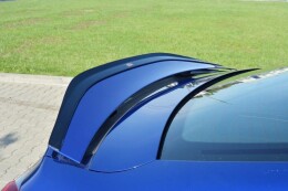 Heck Spoiler Aufsatz Abrisskante passend für Lexus RC F schwarz Hochglanz