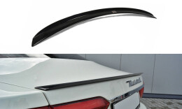 Heck Spoiler Aufsatz Abrisskante für Maserati Granturismo Mk1 schwarz Hochglanz