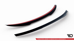 Heck Spoiler Aufsatz Abrisskante passend für Mazda 6 Limousine GJ (Mk3) Facelift schwarz Hochglanz