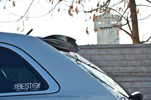 Heck Spoiler Aufsatz Abrisskante passend für MAZDA CX-7 schwarz Hochglanz