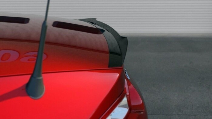 Heck Spoiler Aufsatz Abrisskante für Mazda MX-5 IV schwarz Hochglanz