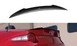 Heck Spoiler Aufsatz Abrisskante für Mazda MX-5 ND Mk4 schwarz Hochglanz