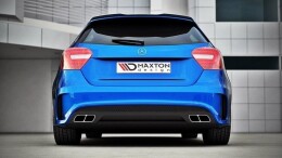 Heck Spoiler Aufsatz Abrisskante passend für MERCEDES A-KLASSE W176 schwarz matt
