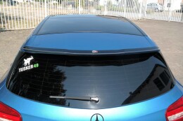 Heck Spoiler Aufsatz Abrisskante passend für MERCEDES A-KLASSE W176 schwarz matt