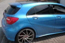 Heck Spoiler Aufsatz Abrisskante passend für MERCEDES A-KLASSE W176 schwarz matt