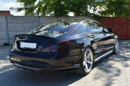 Heck Spoiler Aufsatz Abrisskante passend für Mercedes CLS AMG Line / 63 AMG C218 schwarz Hochglanz
