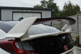 Heck Spoiler Aufsatz Abrisskante passend für n.1 HONDA CIVIC IX TYPE R schwarz Hochglanz
