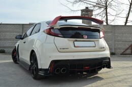Heck Spoiler Aufsatz Abrisskante passend für n.2 HONDA CIVIC IX TYPE R schwarz Hochglanz