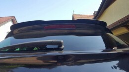 Heck Spoiler Aufsatz Abrisskante für Opel ASTRA J GTC schwarz matt