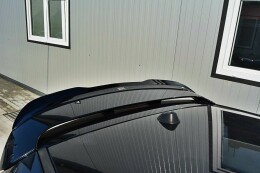 Heck Spoiler Aufsatz Abrisskante für Opel CORSA D OPC / VXR schwarz Hochglanz