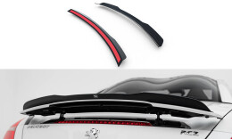 Heck Spoiler Aufsatz Abrisskante passend für Peugeot RCZ Mk1 / Mk1 Facelift schwarz Hochglanz