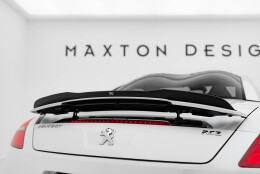Heck Spoiler Aufsatz Abrisskante passend für Peugeot RCZ Mk1 / Mk1 Facelift schwarz Hochglanz