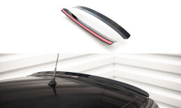 Heck Spoiler Aufsatz Abrisskante passend für RENAULT CLIO MK3 RS schwarz Hochglanz