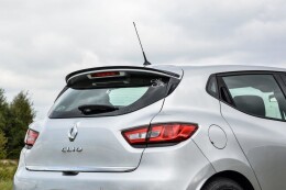 Heck Spoiler Aufsatz Abrisskante passend für Renault Clio Mk4 schwarz Hochglanz