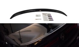 Heck Spoiler Aufsatz Abrisskante passend für Renault Talisman schwarz Hochglanz