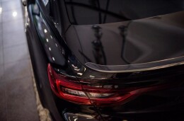 Heck Spoiler Aufsatz Abrisskante passend für Renault Talisman schwarz Hochglanz