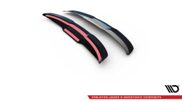 Heck Spoiler Aufsatz Abrisskante passend für SEAT IBIZA 4 SPORTCOUPE (vor Facelift) schwarz Hochglanz