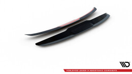 Heck Spoiler Aufsatz Abrisskante passend für SEAT IBIZA 4 SPORTCOUPE (vor Facelift) schwarz Hochglanz