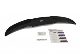 Heck Spoiler Aufsatz Abrisskante passend für SEAT LEON MK2 MS DESIGN schwarz Hochglanz