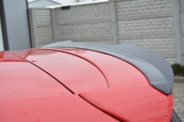 Heck Spoiler Aufsatz Abrisskante V.2 passend für Seat Leon Cupra Hatchback Mk3 schwarz Hochglanz