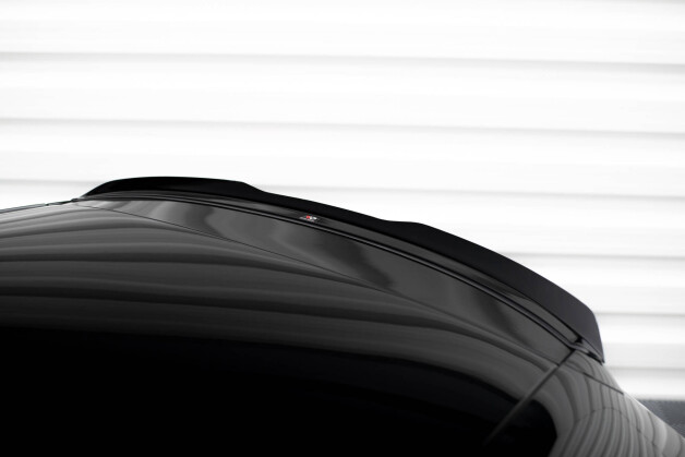 Heck Spoiler Aufsatz Abrisskante passend für SEAT LEON III schwarz Hochglanz